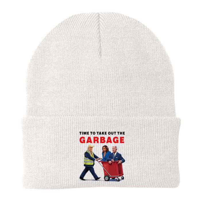 Garbage For Trump 2024 Time To Take Out The Garbage Beanie