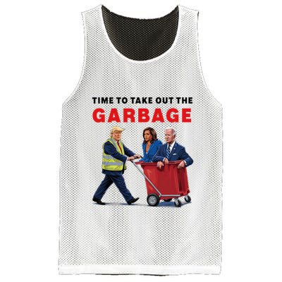 Garbage For Trump 2024 Time To Take Out The Garbage Mesh Reversible Basketball Jersey Tank