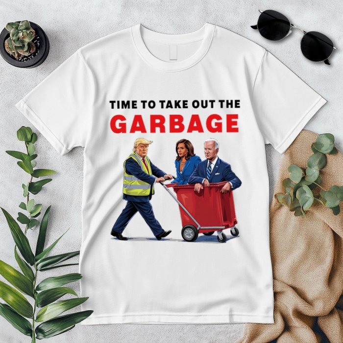 Garbage For Trump 2024 Time To Take Out The Garbage Premium T-Shirt