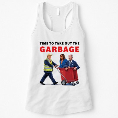 Garbage For Trump 2024 Time To Take Out The Garbage Womens Tank Top