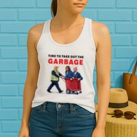Garbage For Trump 2024 Time To Take Out The Garbage Womens Tank Top