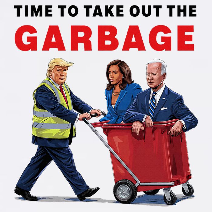 Garbage For Trump 2024 Time To Take Out The Garbage Baby Bodysuit