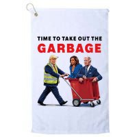 Garbage For Trump 2024 Time To Take Out The Garbage Golf Towel