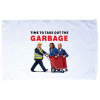 Garbage For Trump 2024 Time To Take Out The Garbage Microfiber Hand Towel