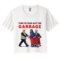 Garbage For Trump 2024 Time To Take Out The Garbage Crop Top