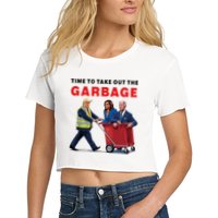Garbage For Trump 2024 Time To Take Out The Garbage Crop Top