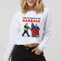 Garbage For Trump 2024 Time To Take Out The Garbage Cropped Pullover Crew