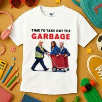 Garbage For Trump 2024 Time To Take Out The Garbage Kids T-Shirt