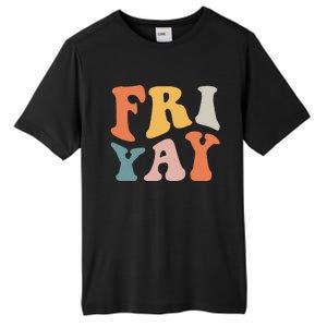 Groovy FriYay! Teachers Weekend Day Of The Week Teachers Tall Fusion ChromaSoft Performance T-Shirt