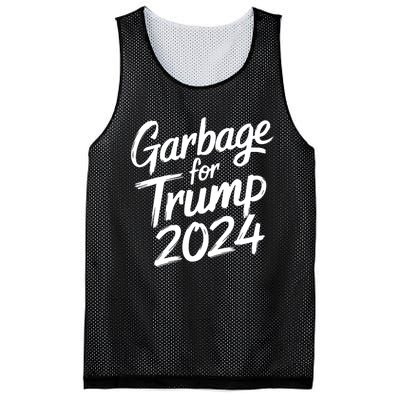 Garbage For Trump 2024 We Are Not Garbage Vote Trump Mesh Reversible Basketball Jersey Tank