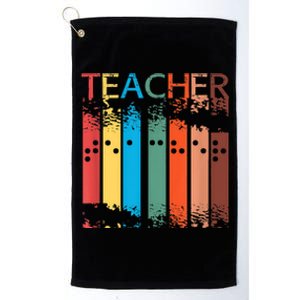 Gifts For Teacher Of The Visually Impaired TVI Braille Platinum Collection Golf Towel