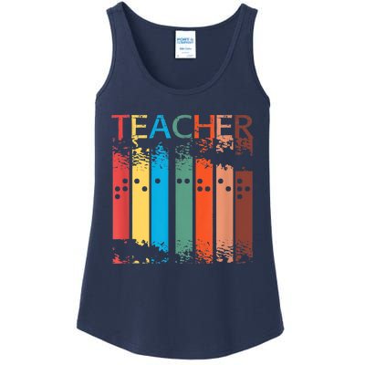 Gifts For Teacher Of The Visually Impaired TVI Braille Ladies Essential Tank