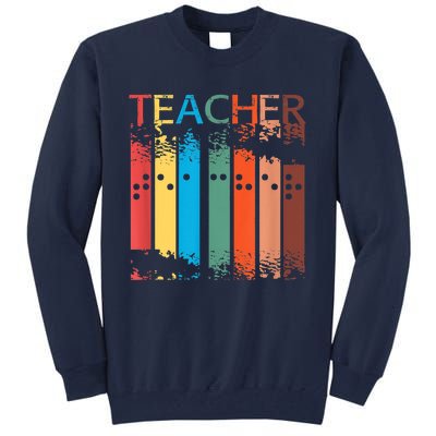 Gifts For Teacher Of The Visually Impaired TVI Braille Tall Sweatshirt