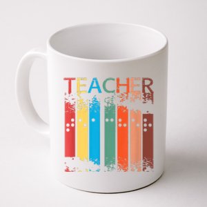 Gifts For Teacher Of The Visually Impaired TVI Braille Coffee Mug