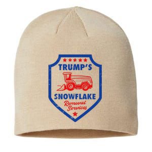 Garbage For Trump 2025 Funny Time To Take Out Garbage Biden Sustainable Beanie