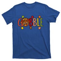 Gobble Funny Turkey Thanksgiving Family Graphic Gift T-Shirt