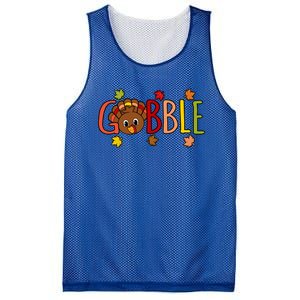 Gobble Funny Turkey Thanksgiving Family Graphic Gift Mesh Reversible Basketball Jersey Tank