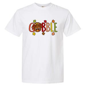 Gobble Funny Turkey Thanksgiving Family Graphic Gift Garment-Dyed Heavyweight T-Shirt