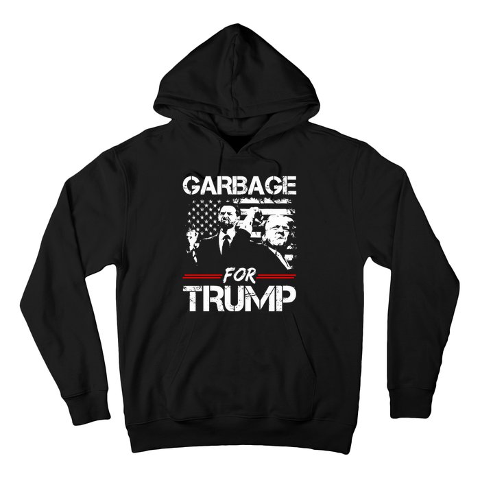 Garbage For Trump Vance Make American Garbage Great Again Hoodie