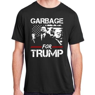 Garbage For Trump Vance Make American Garbage Great Again Adult ChromaSoft Performance T-Shirt