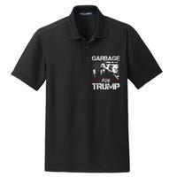 Garbage For Trump Vance Make American Garbage Great Again Dry Zone Grid Polo