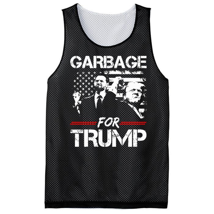 Garbage For Trump Vance Make American Garbage Great Again Mesh Reversible Basketball Jersey Tank