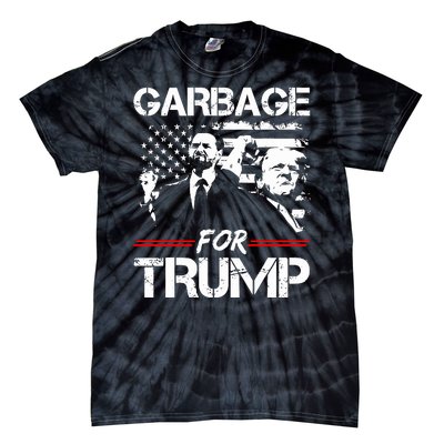 Garbage For Trump Vance Make American Garbage Great Again Tie-Dye T-Shirt