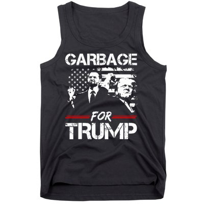 Garbage For Trump Vance Make American Garbage Great Again Tank Top