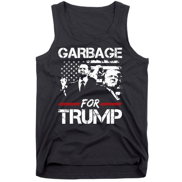 Garbage For Trump Vance Make American Garbage Great Again Tank Top