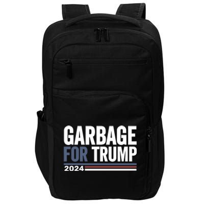 Garbage For Trump 2024 Election Impact Tech Backpack