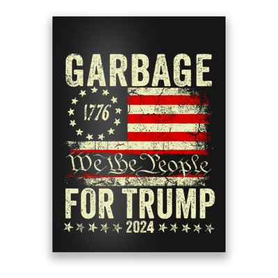 Garbage For Trump Poster