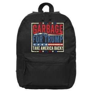 Garbage For Trump 16 in Basic Backpack