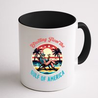 Greeting From The Gulf Of Usa America Trump Patriotic Gulf Mug