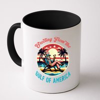 Greeting From The Gulf Of Usa America Trump Patriotic Gulf Mug