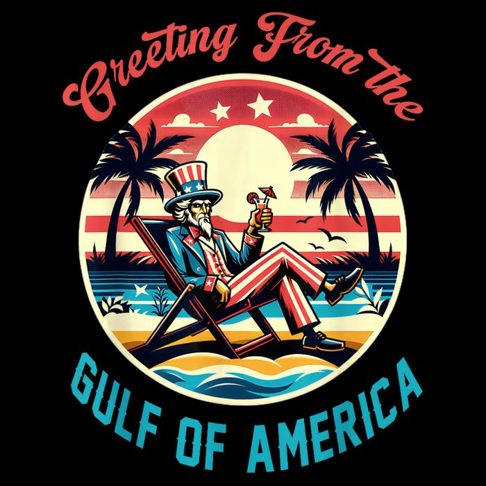 Greeting From The Gulf Of Usa America Trump Patriotic Gulf Mug