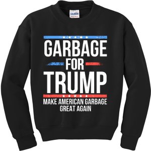 Garbage For Trump Kids Sweatshirt