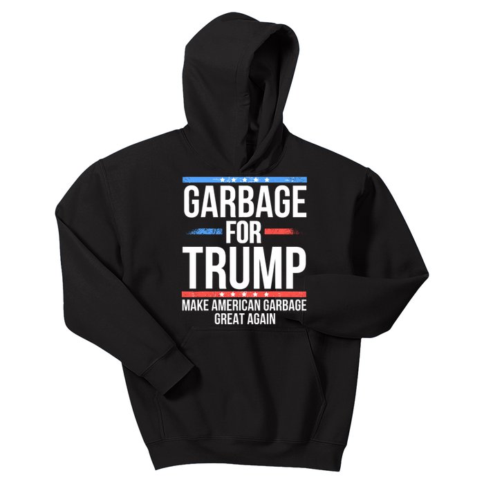 Garbage For Trump Kids Hoodie