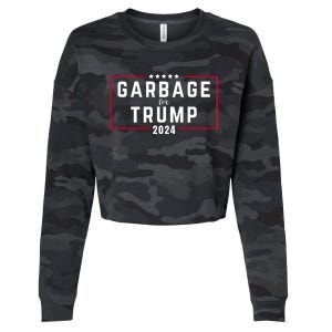 Garbage For Trump Cropped Pullover Crew