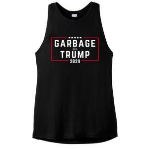 Garbage For Trump Ladies PosiCharge Tri-Blend Wicking Tank