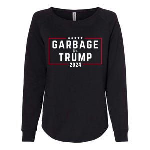 Garbage For Trump Womens California Wash Sweatshirt