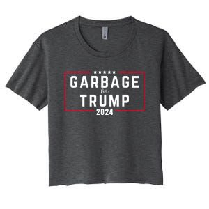 Garbage For Trump Women's Crop Top Tee