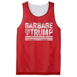 Garbage For Trump Mesh Reversible Basketball Jersey Tank