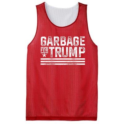 Garbage For Trump Mesh Reversible Basketball Jersey Tank