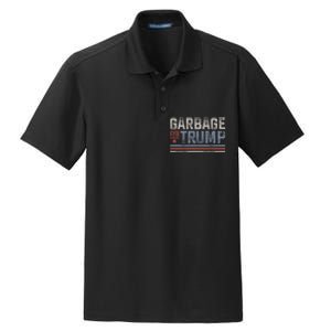 Garbage For Trump Dry Zone Grid Polo