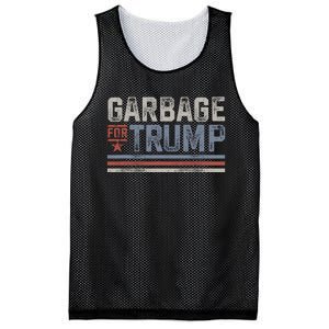 Garbage For Trump Mesh Reversible Basketball Jersey Tank