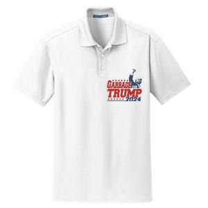 Garbage For Trump Dry Zone Grid Polo