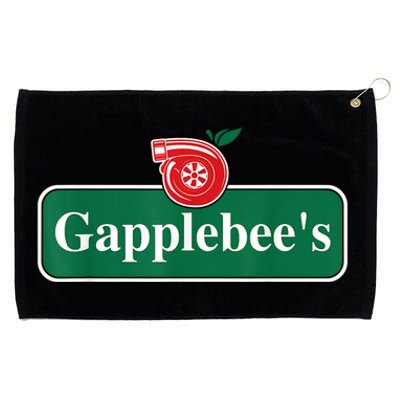 Gapplebee Funny Turbo Race Car Enthusiast Racing Grommeted Golf Towel