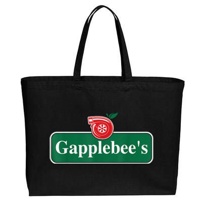 Gapplebee Funny Turbo Race Car Enthusiast Racing Cotton Canvas Jumbo Tote