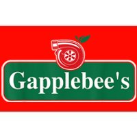 Gapplebee Funny Turbo Race Car Enthusiast Racing Bumper Sticker