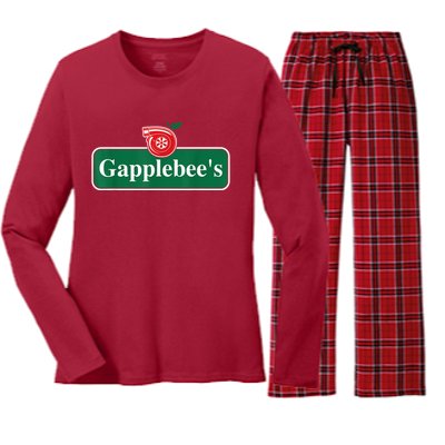 Gapplebee Funny Turbo Race Car Enthusiast Racing Women's Long Sleeve Flannel Pajama Set 